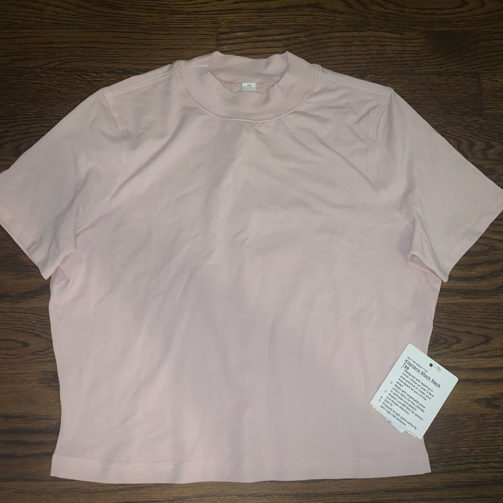 Pink Lululemon Crop Top